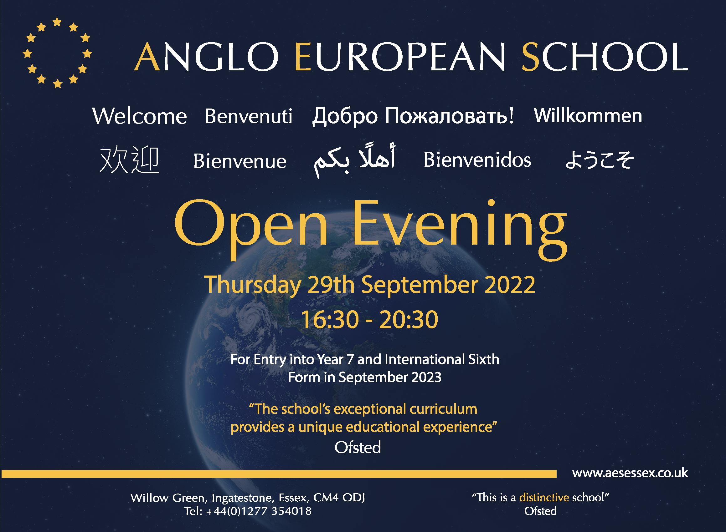 Anglo European School - International 6th Form Open Evening