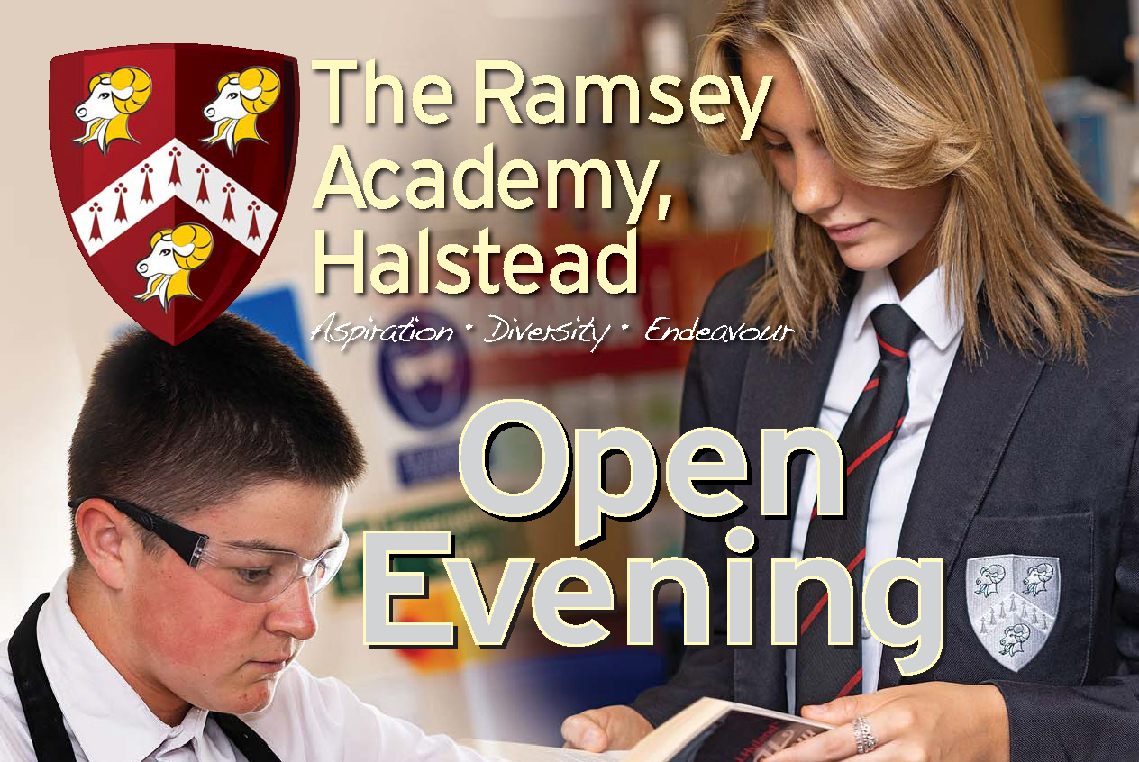 Ramsey Academy Open Evening - Thursday 29 September 2022 6:30pm - 9:00pm